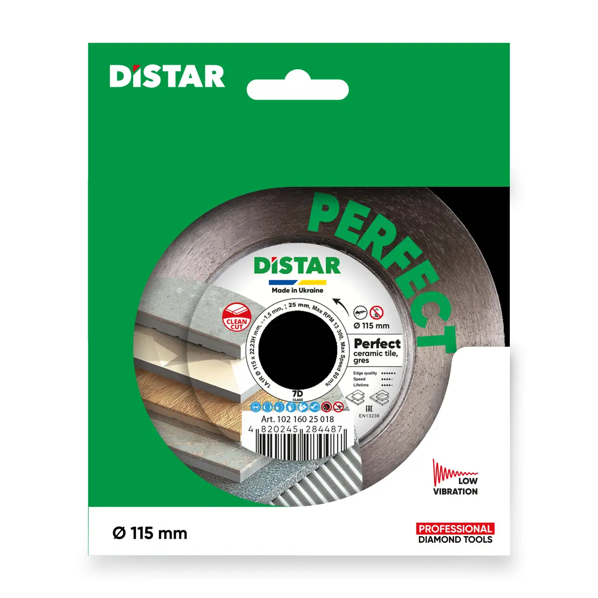 Diamantový kotúč 1A1R 115x22,23H Perfect 1 Diamantový kotúč 1A1R 115x22,23H Perfect 1