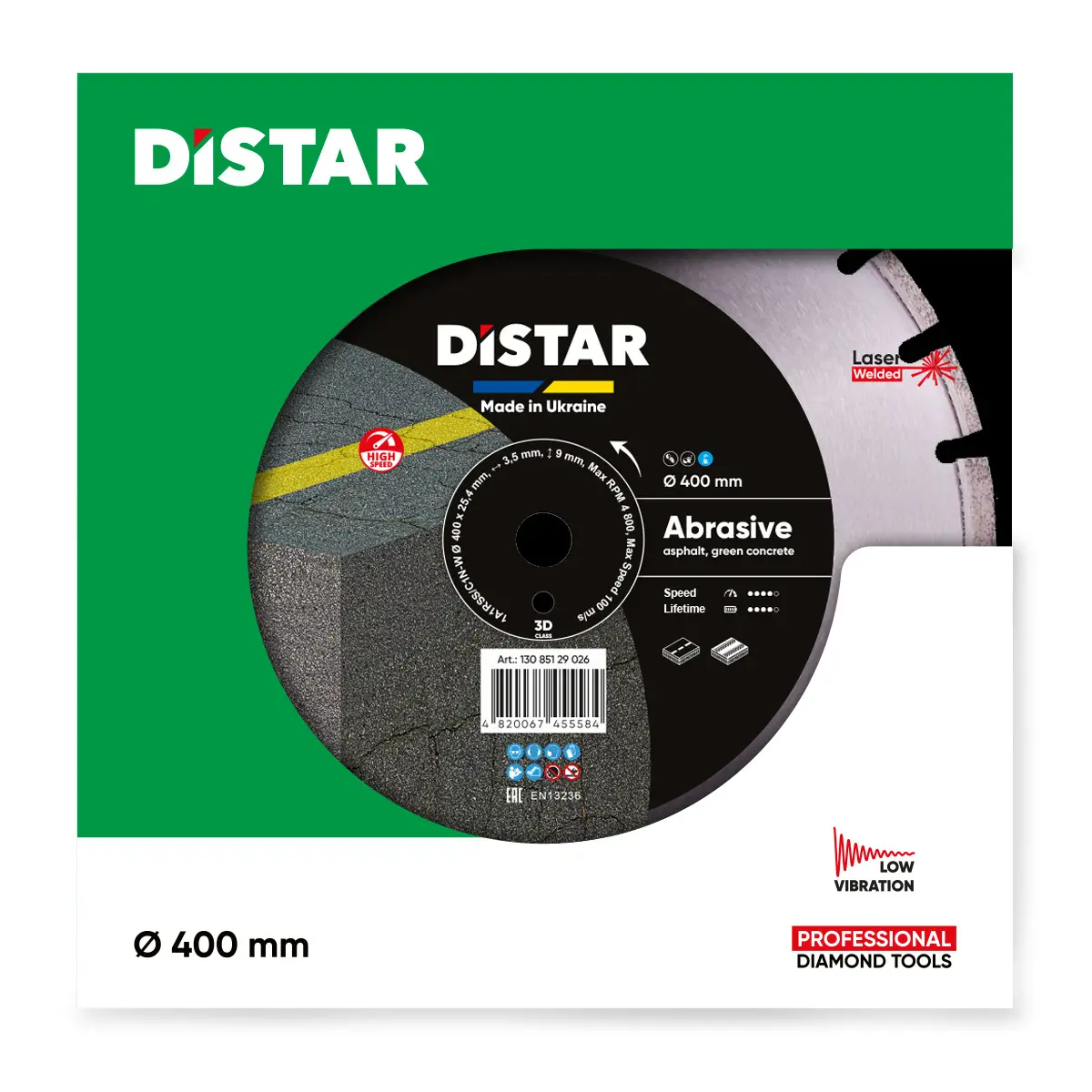 Diamantový kotúč 1A1RSS 400 Bestseller Abrasive 1