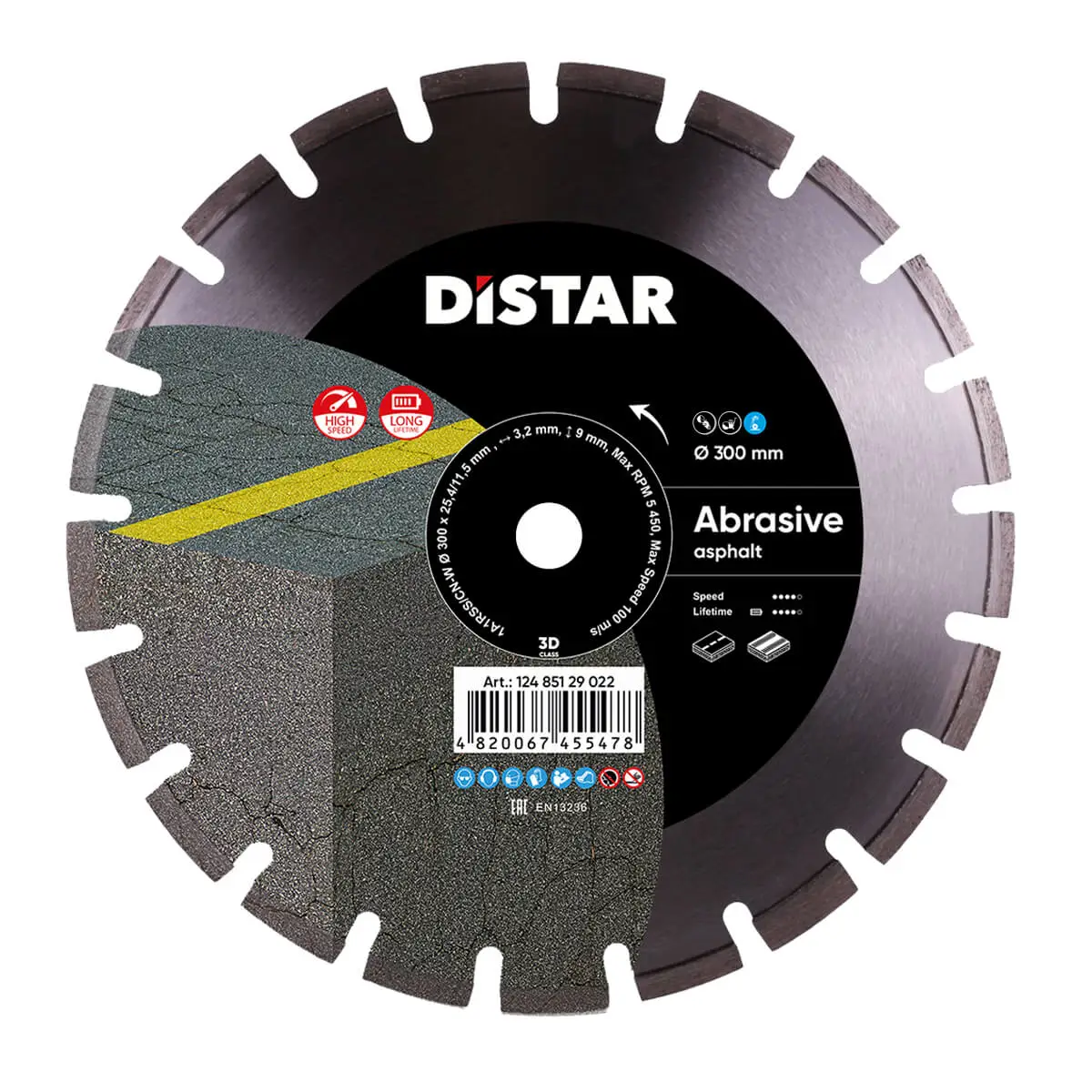 Diamantový kotúč 1A1RSS 300 Bestseller Abrasive 1