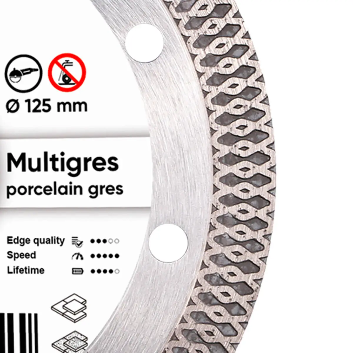 Diamantový kotúč 1A1R 125 Multigres 1