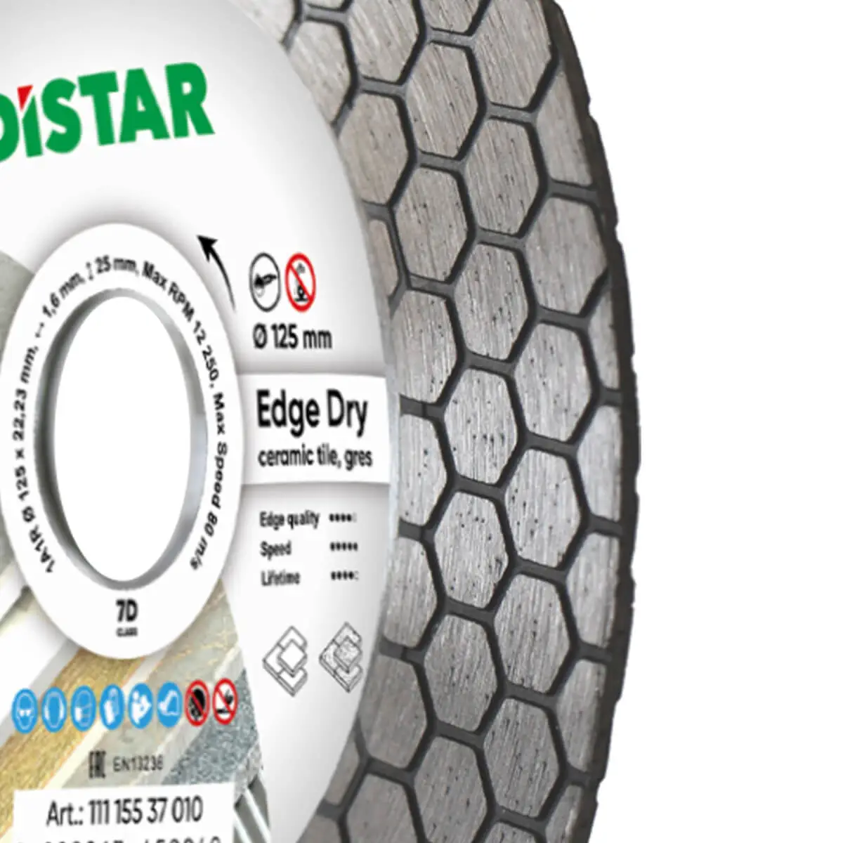 Diamantový kotúč 1A1R 125 Edge Dry 1 Diamantový kotúč 1A1R 125 Edge Dry 1