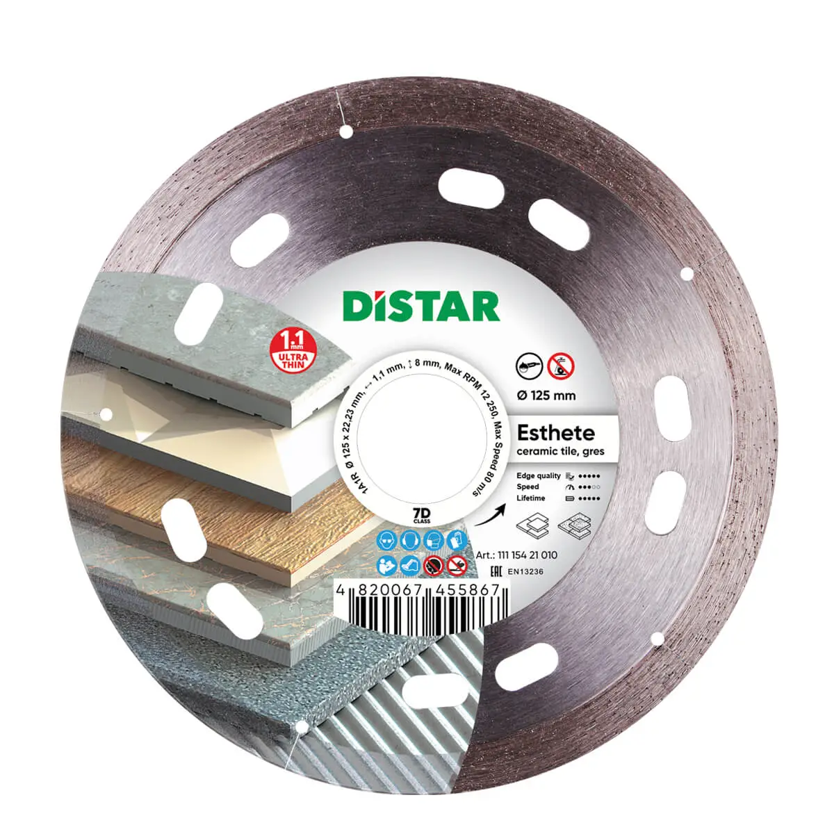 Diamantový kotúč 1A1R 125 Esthete 1 Diamantový kotúč 1A1R 125 Esthete 1