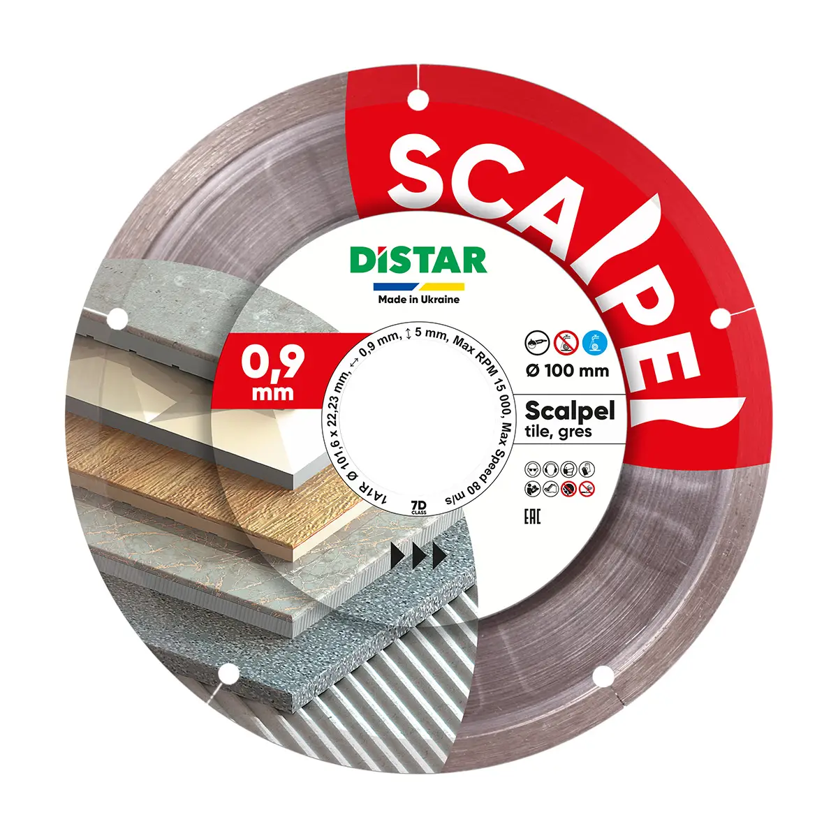 Diamantový kotúč 1A1R 101,6x22,23 Scalpel 1 Diamantový kotúč 1A1R 101,6x22,23 Scalpel 1