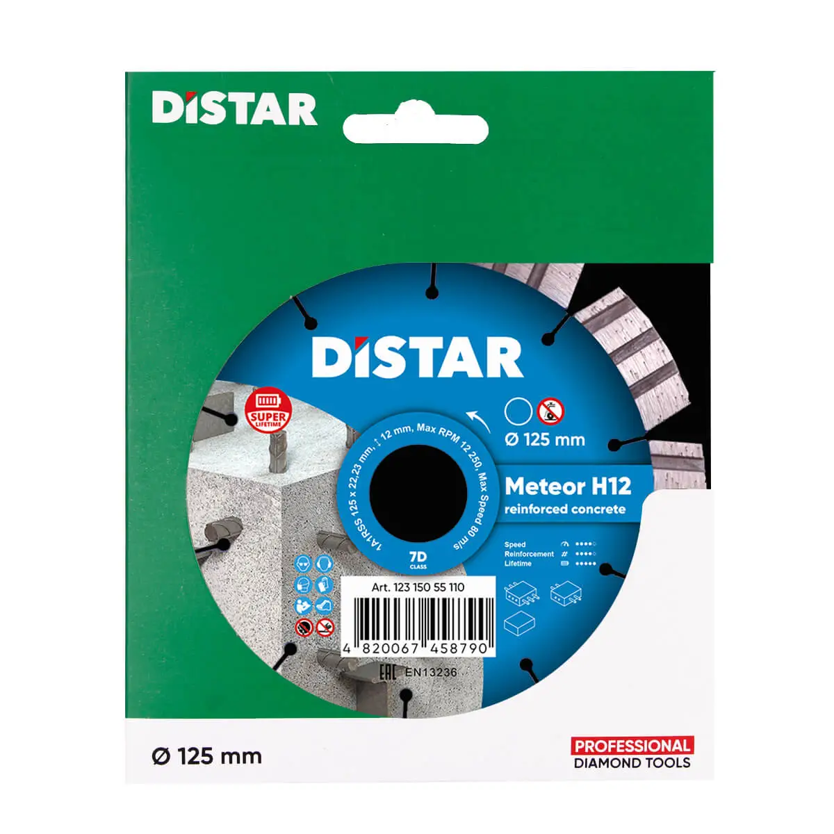 Diamantový kotúč 1A1RSS 125 Meteor H12 1