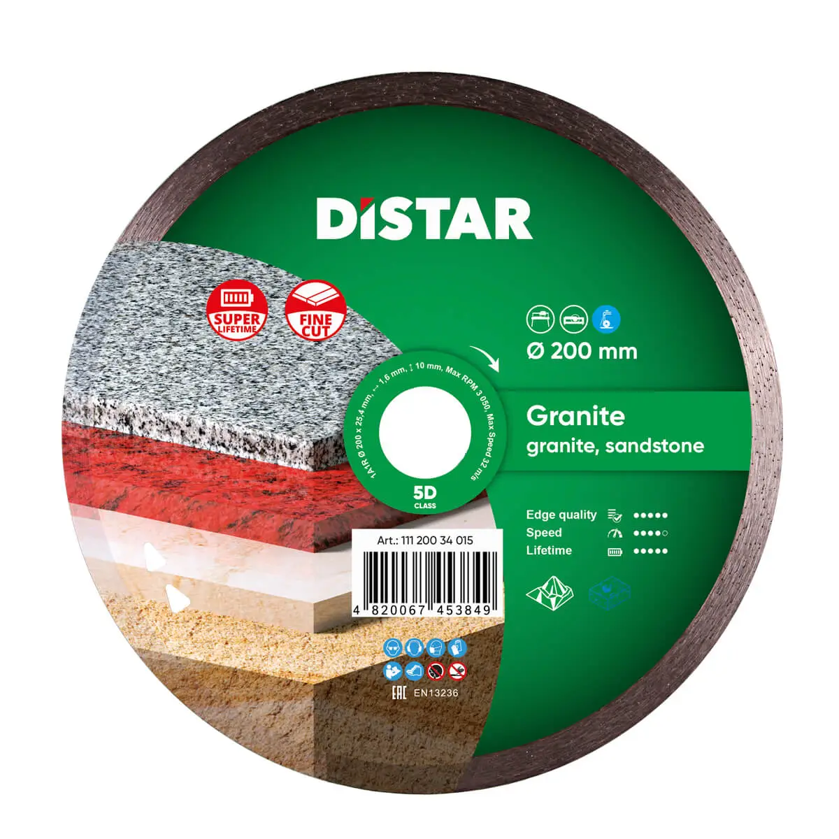 Diamantový kotúč 1A1R 200 Granite 1