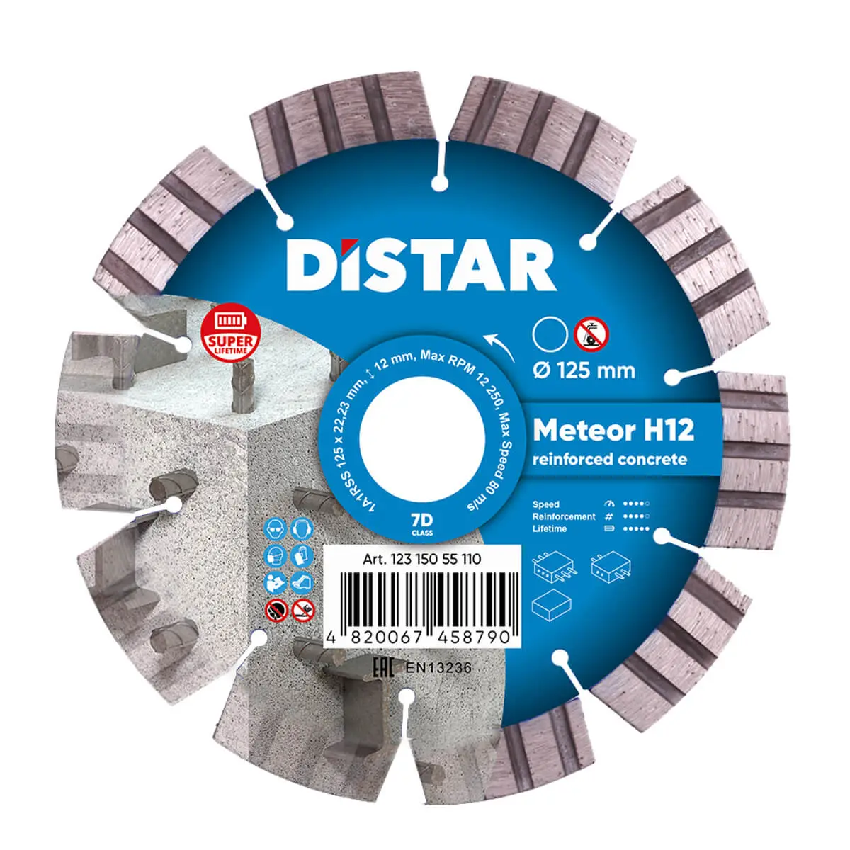 Diamantový kotúč 1A1RSS 125 Meteor H12 1