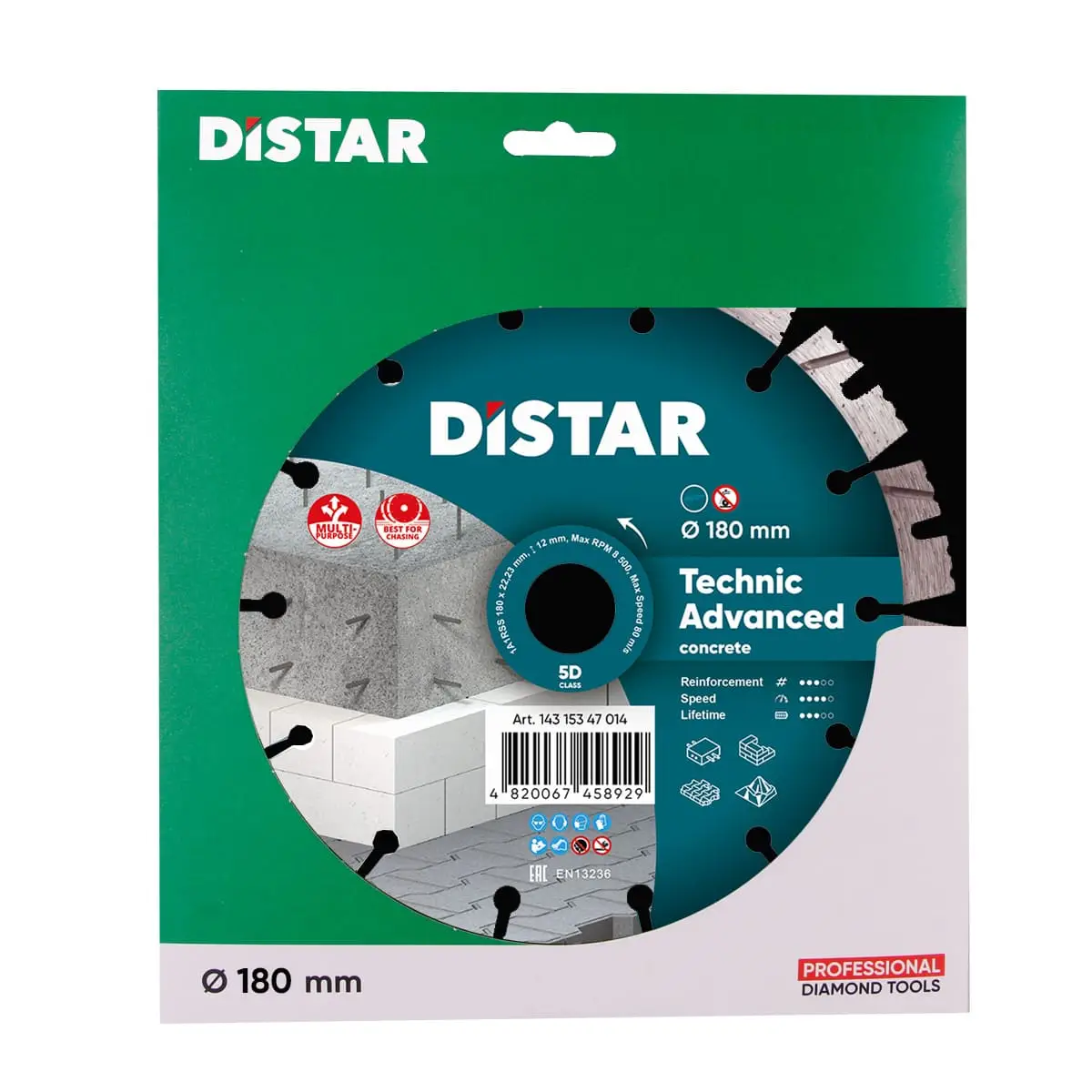 Diamantový kotúč 1A1RSS 180 Technic Advanced 1
