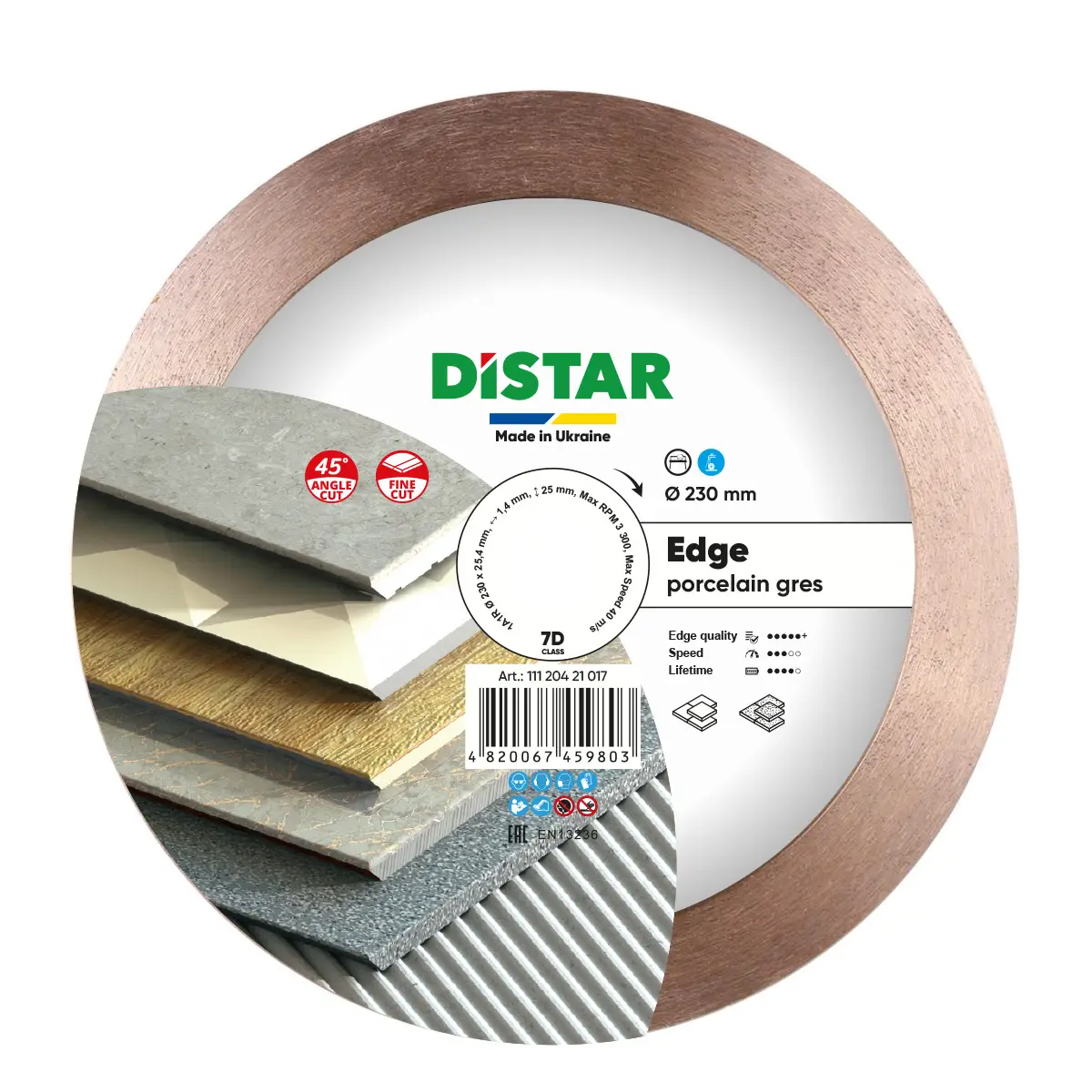 Diamantový kotúč 1A1R 230 Edge 1