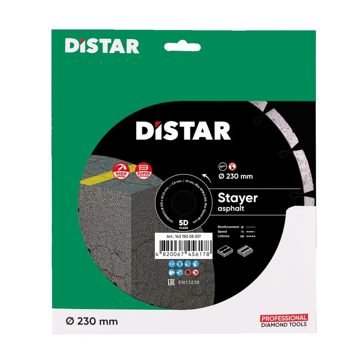 Diamantový kotúč 1A1RSS 230 STAYER 1