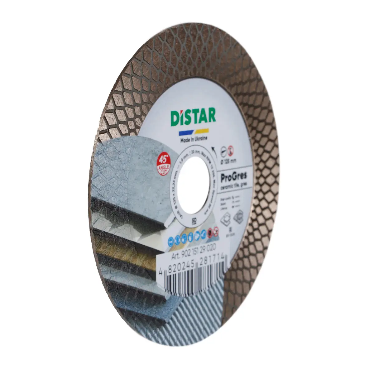Diamantový kotúč 1A1R 125 PRO Gres 1