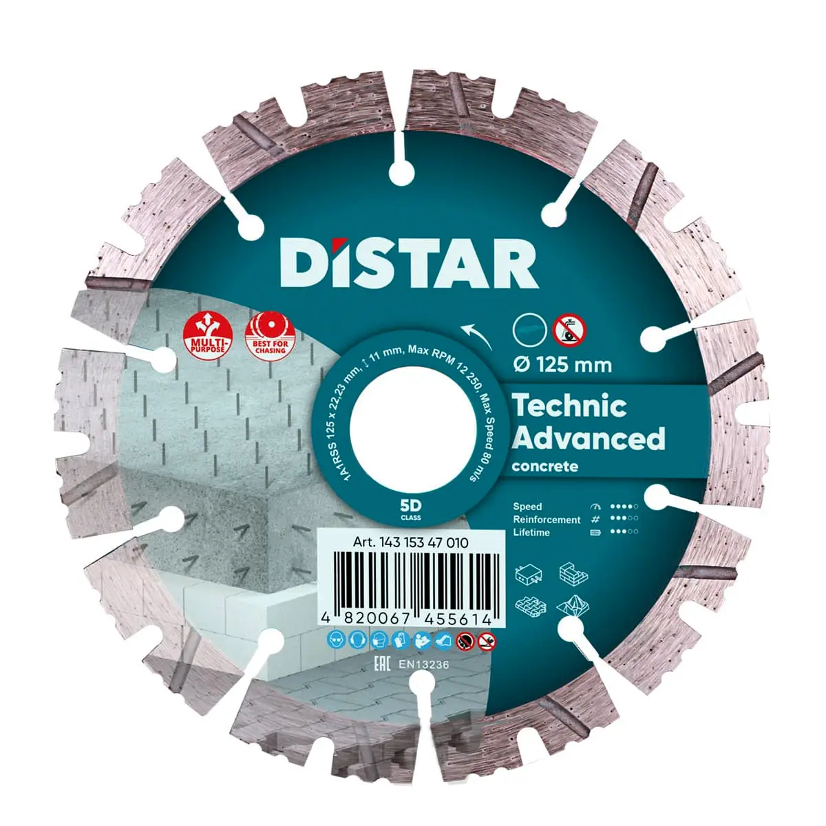 Diamantový kotúč 1A1RSS 125 Technic Advanced 1