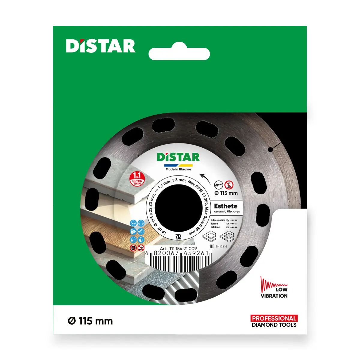 Diamantový kotúč 1A1R 115 Esthete 1
