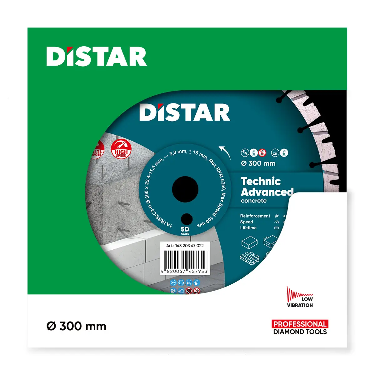 Diamantový kotúč 1A1RSS 300 Technic Advanced 1 Diamantový kotúč 1A1RSS 300 Technic Advanced 1