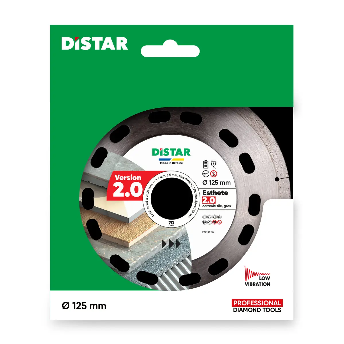 Diamantový kotúč 1A1R 125x22,23 Esthete 2.0 1 Diamantový kotúč 1A1R 125x22,23 Esthete 2.0 1