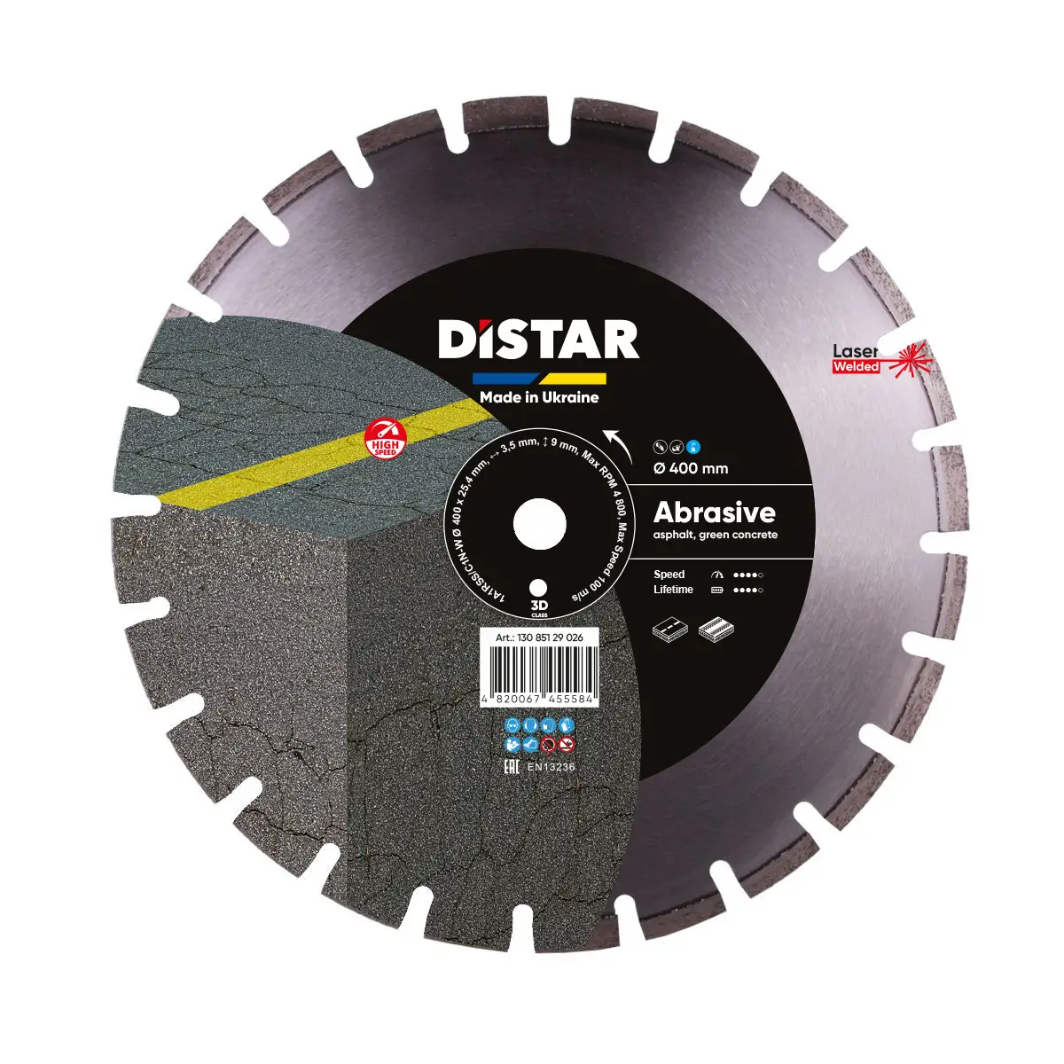 Diamantový kotúč 1A1RSS 400 Bestseller Abrasive 1