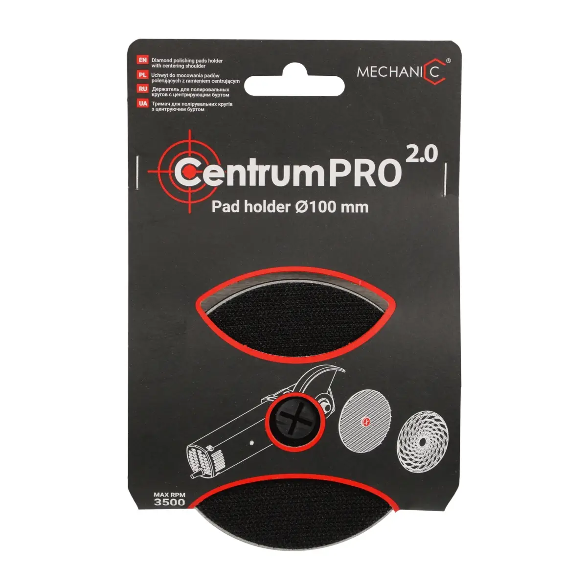 Pad Holder 100*14.7*M14 Centrum PRO 2.0 1