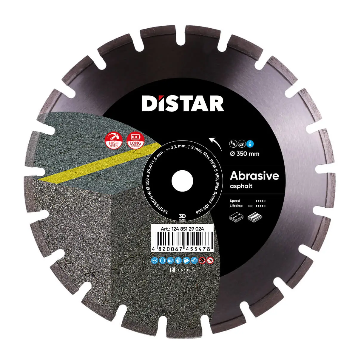 Diamantový kotúč 1A1RSS 350 Bestseller Abrasive 1
