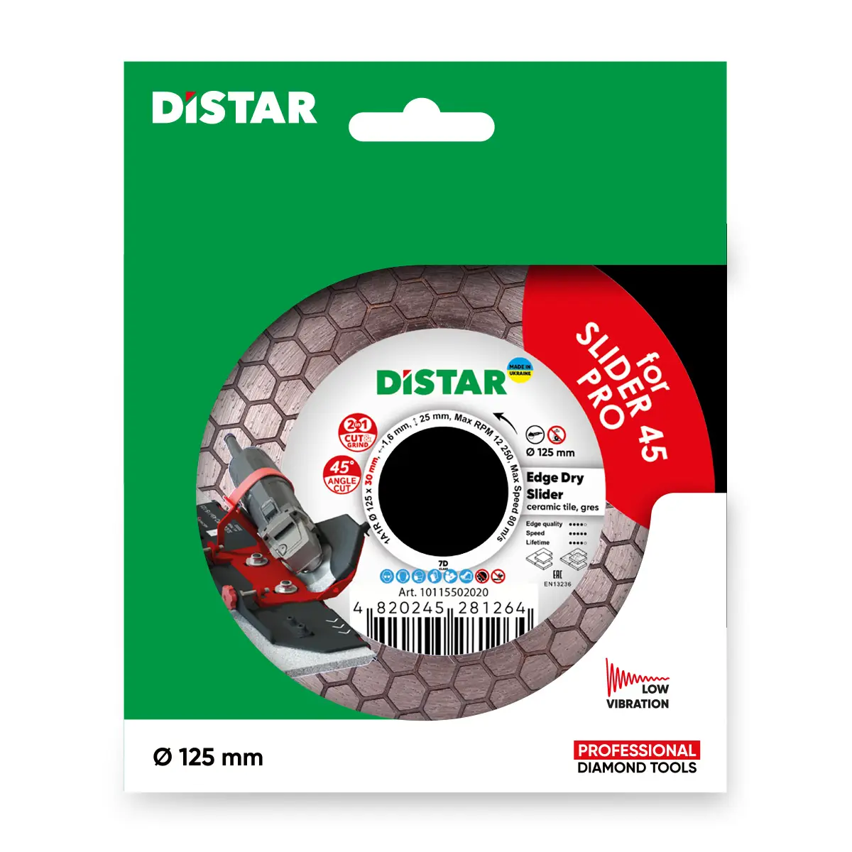 Diamantový kotúč 125x30 Edge Dry Slider 1