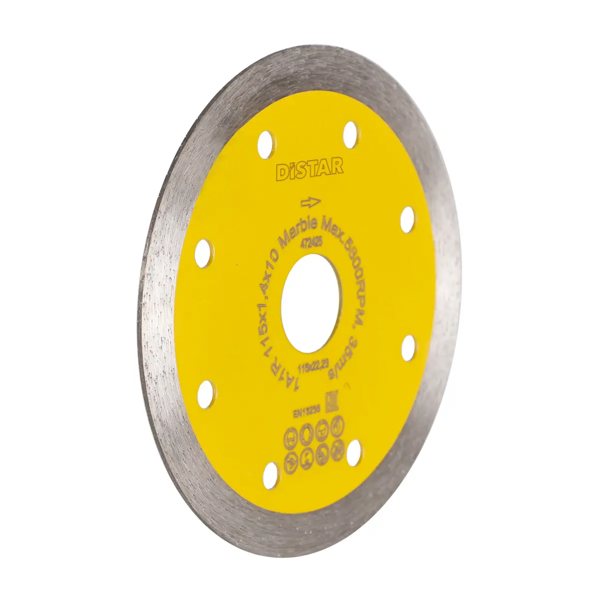 Diamond cutting blade 1A1R 115x1,4x10x22,23 Marble 1