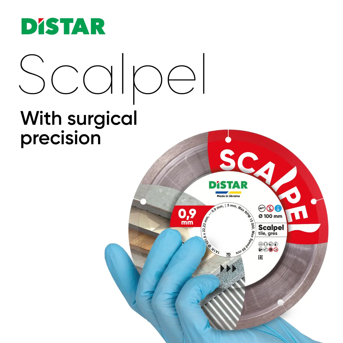 Diamantový kotúč 1A1R 101,6x22,23 Scalpel 1 Diamantový kotúč 1A1R 101,6x22,23 Scalpel 1