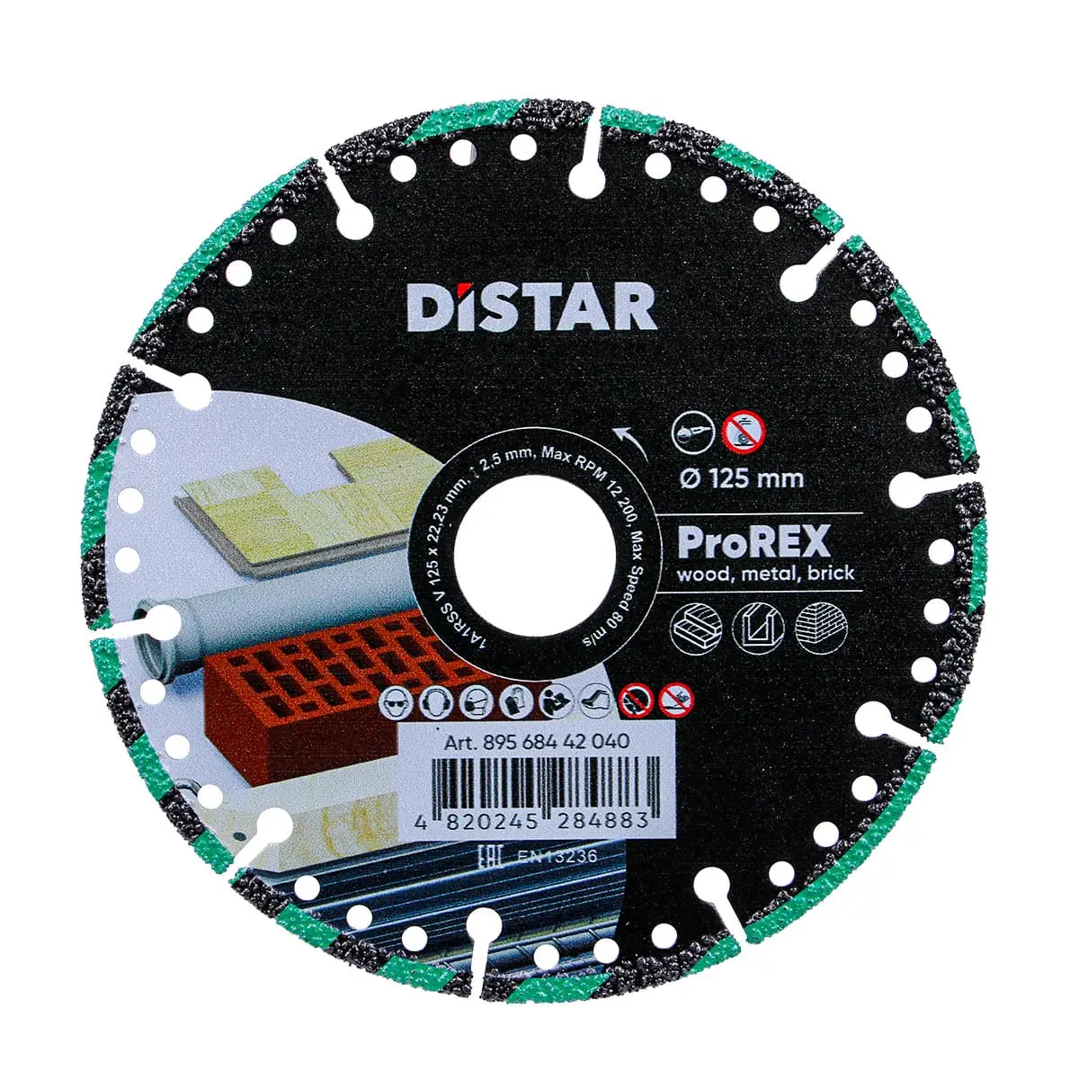 Diamond cutting blade 1A1RSS 125 Pro Rex 1