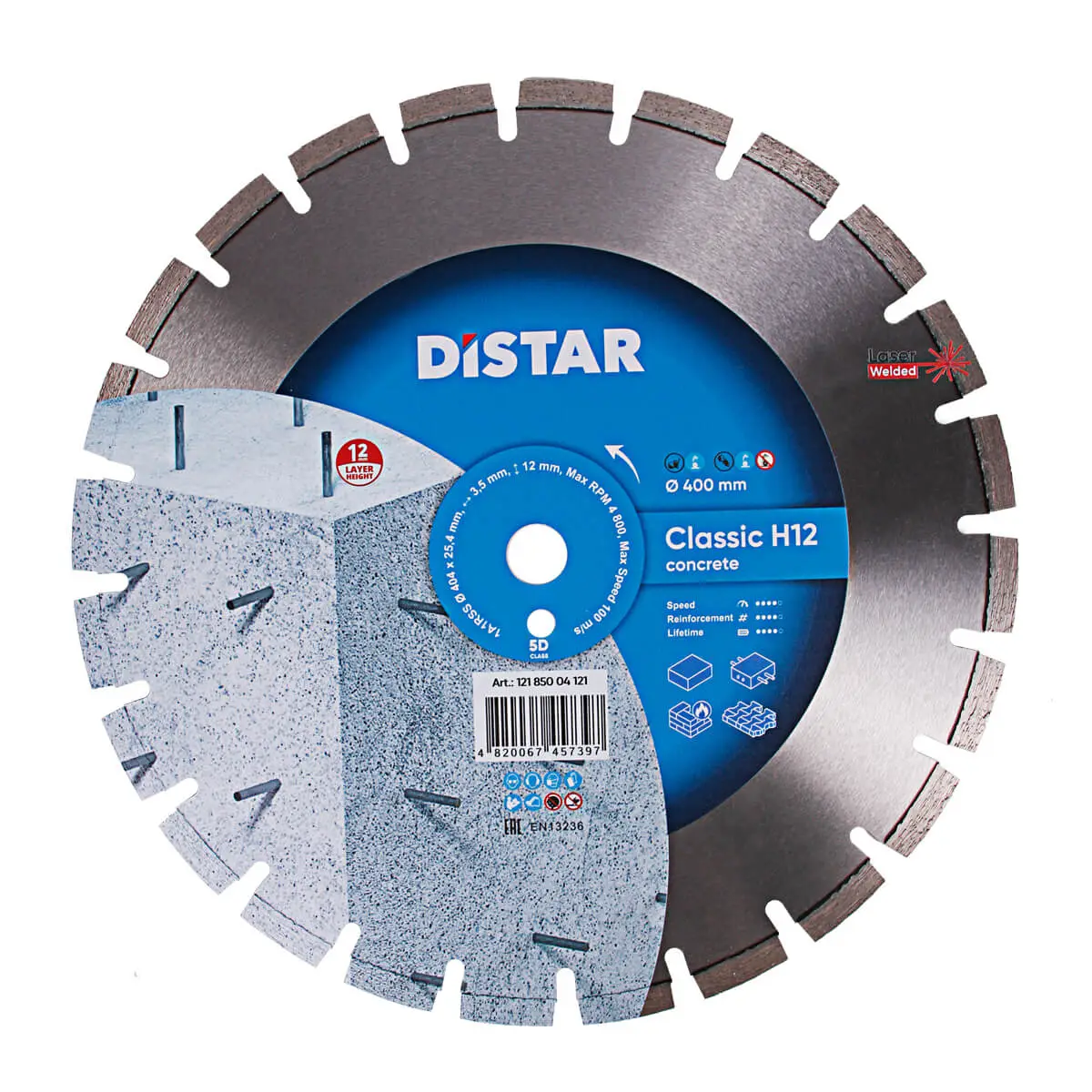 Diamantový kotúč 1A1RSS 400 Classic H12 1 Diamantový kotúč 1A1RSS 400 Classic H12 1