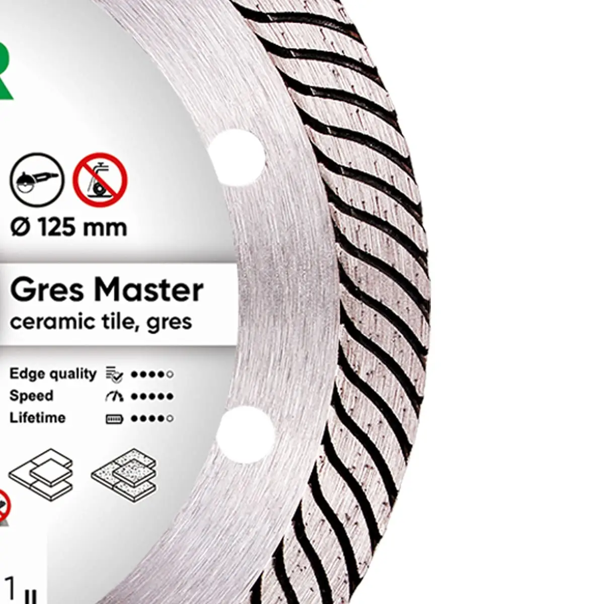 Diamantový kotúč 1A1R 125 Gres Master 1