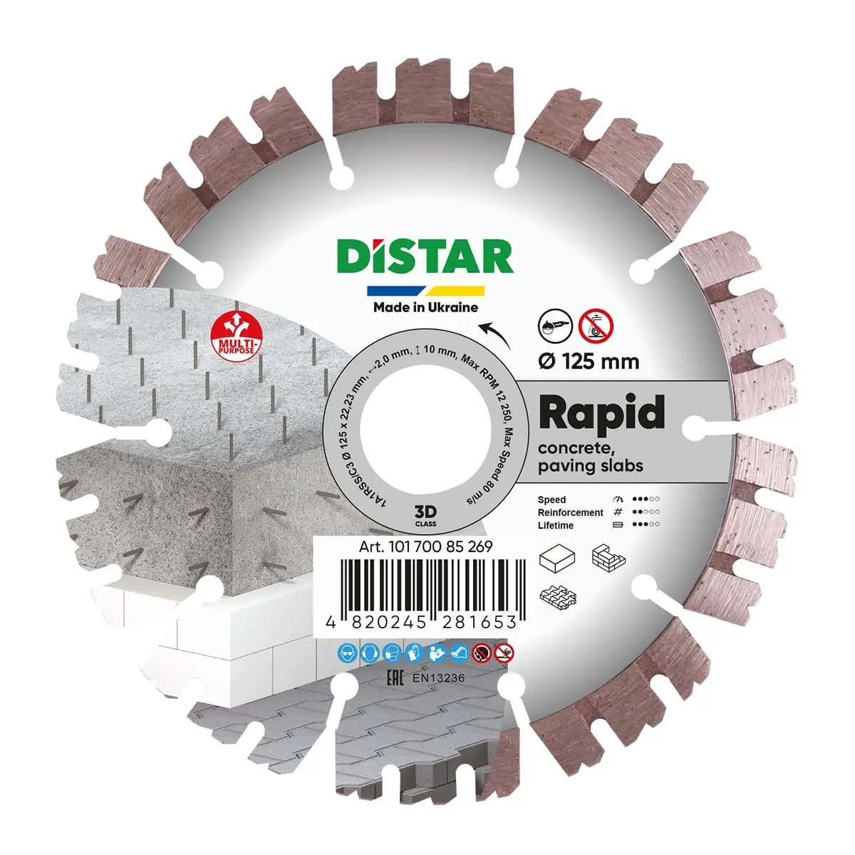 Diamantový kotúč 1A1RSS 125 Rapid 1