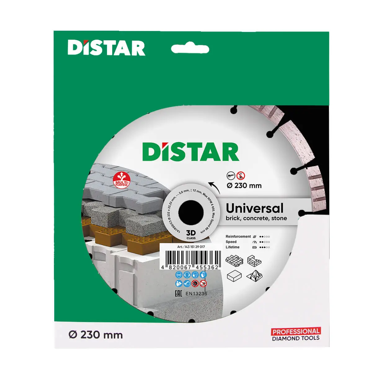 Diamond cutting blade 1A1RSS 232 Bestseller Universal 1