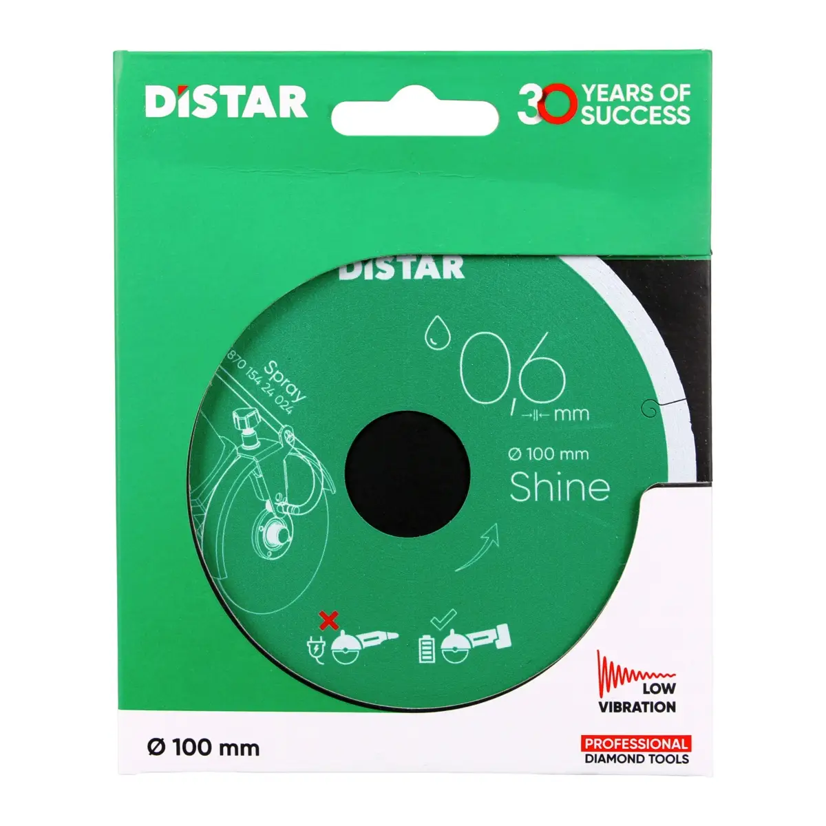 Diamantový kotúč 1A1R 101,6x0,6x22,23 Shine 1