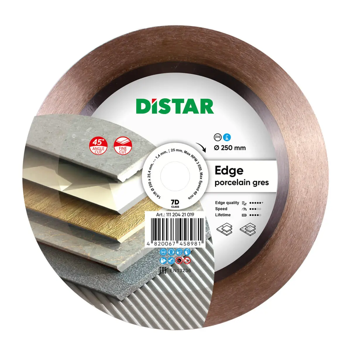 Diamantový kotúč 1A1R 250 Edge 1