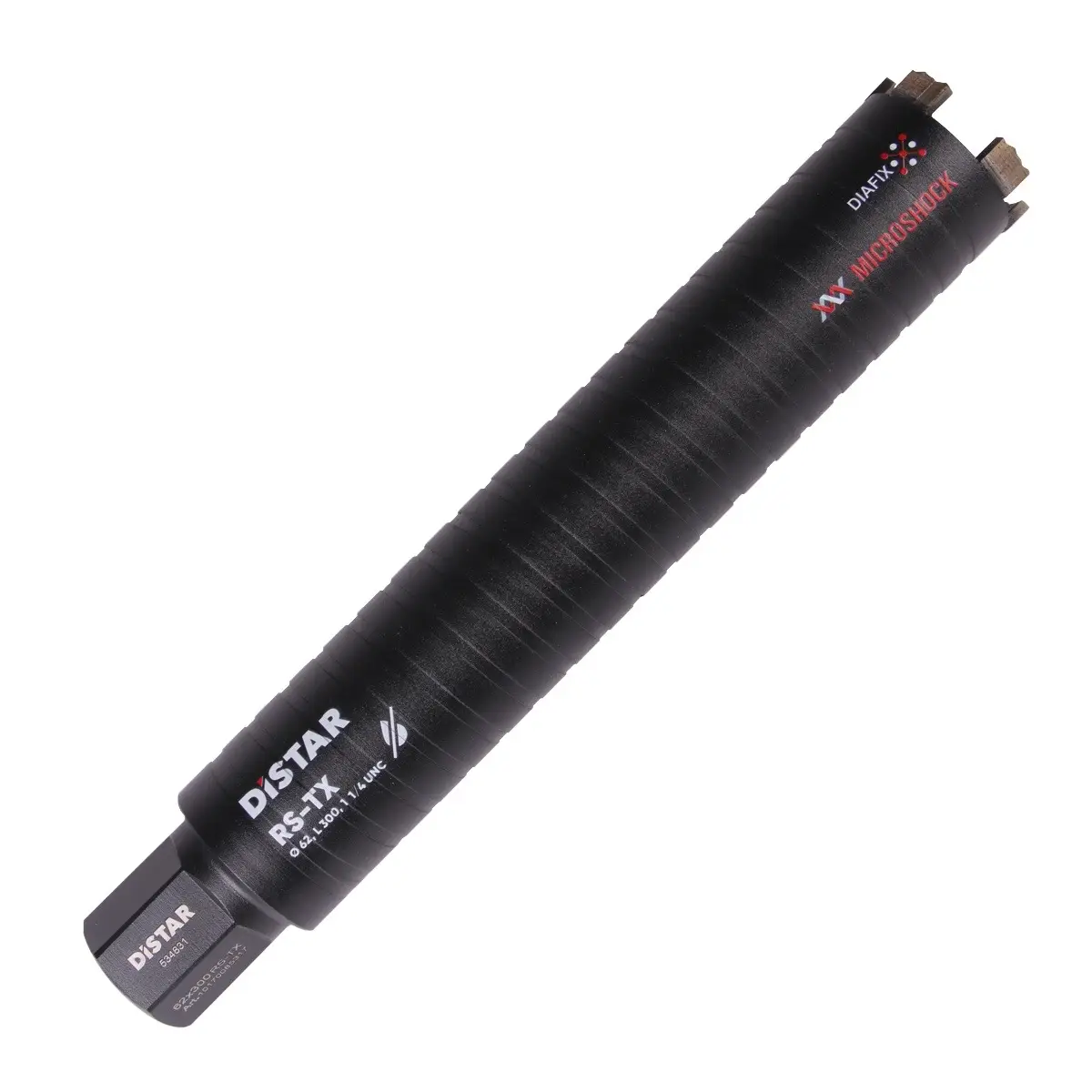 Diamond drill DDS-W 062x300x1 1/4 UNC  RS-TX 1