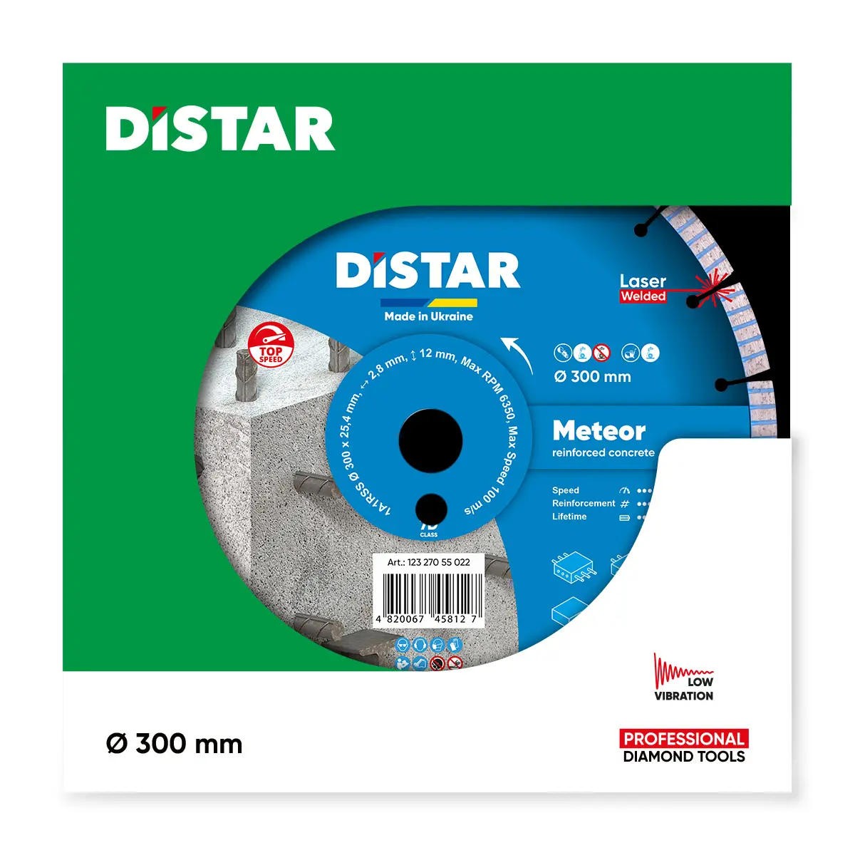 Diamantový kotúč 1A1RSS 300 Meteor 1 Diamantový kotúč 1A1RSS 300 Meteor 1