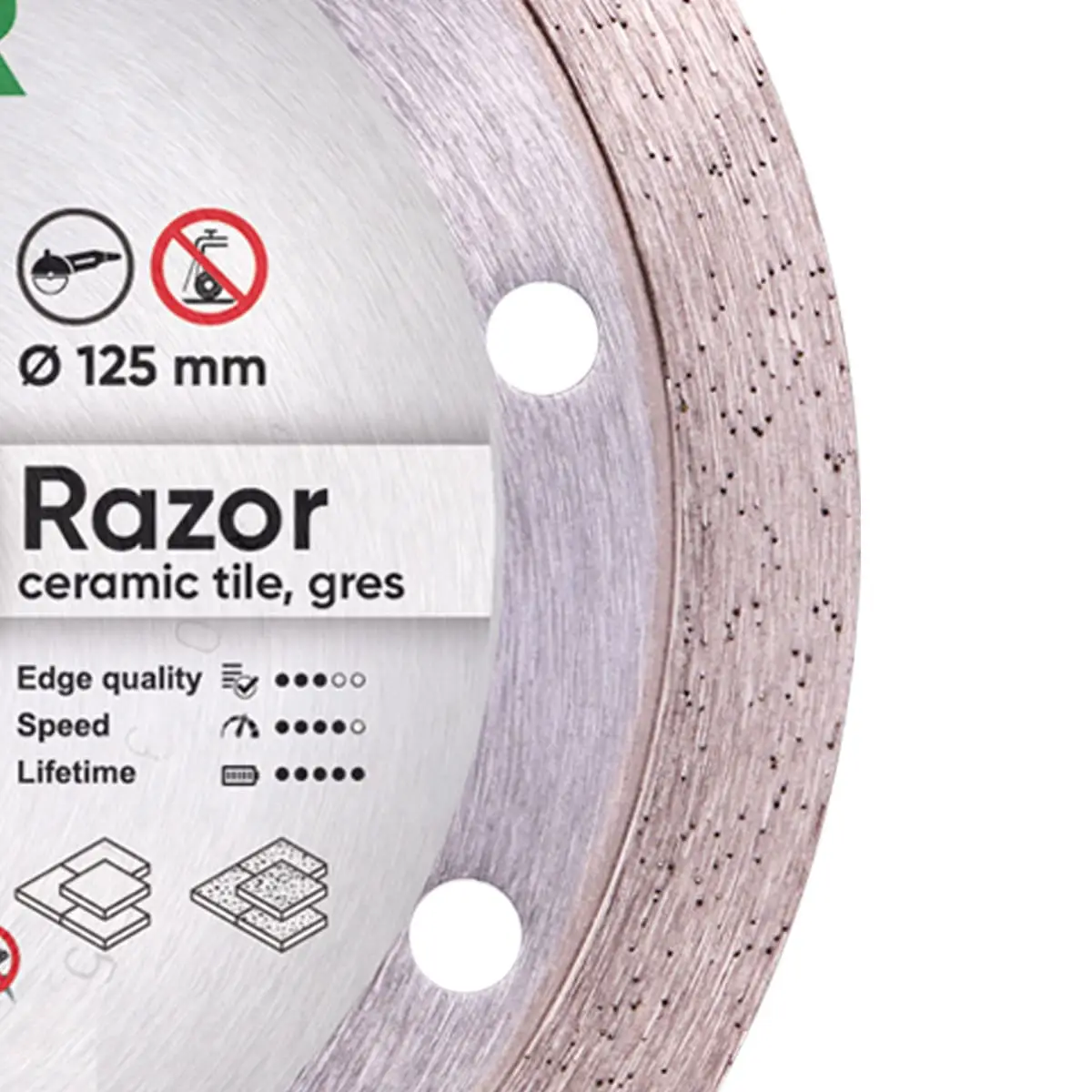 Diamond cutting blade 1A1R 125 Razor 1 Diamond cutting blade 1A1R 125 Razor 1