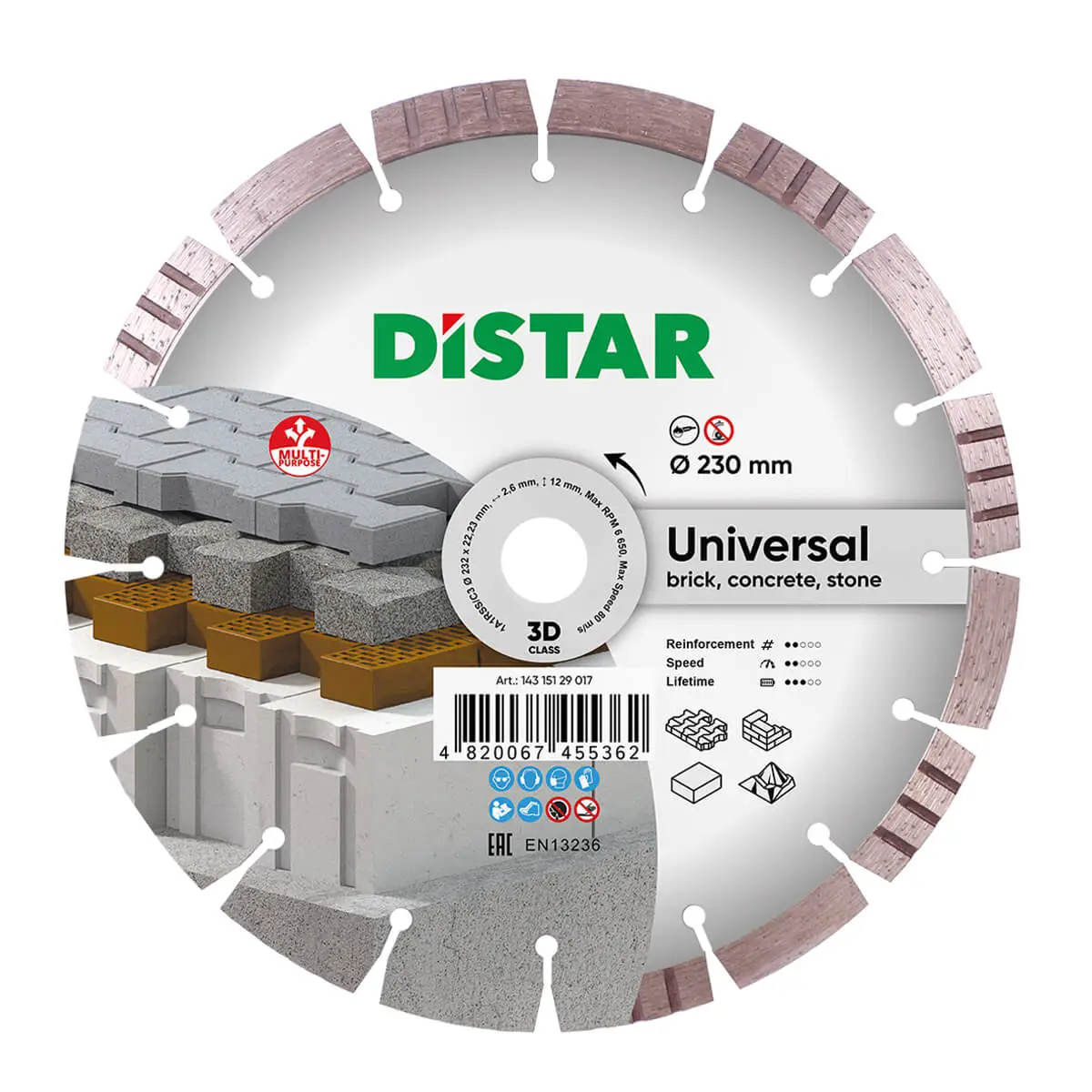 Diamond cutting blade 1A1RSS 232 Bestseller Universal 1