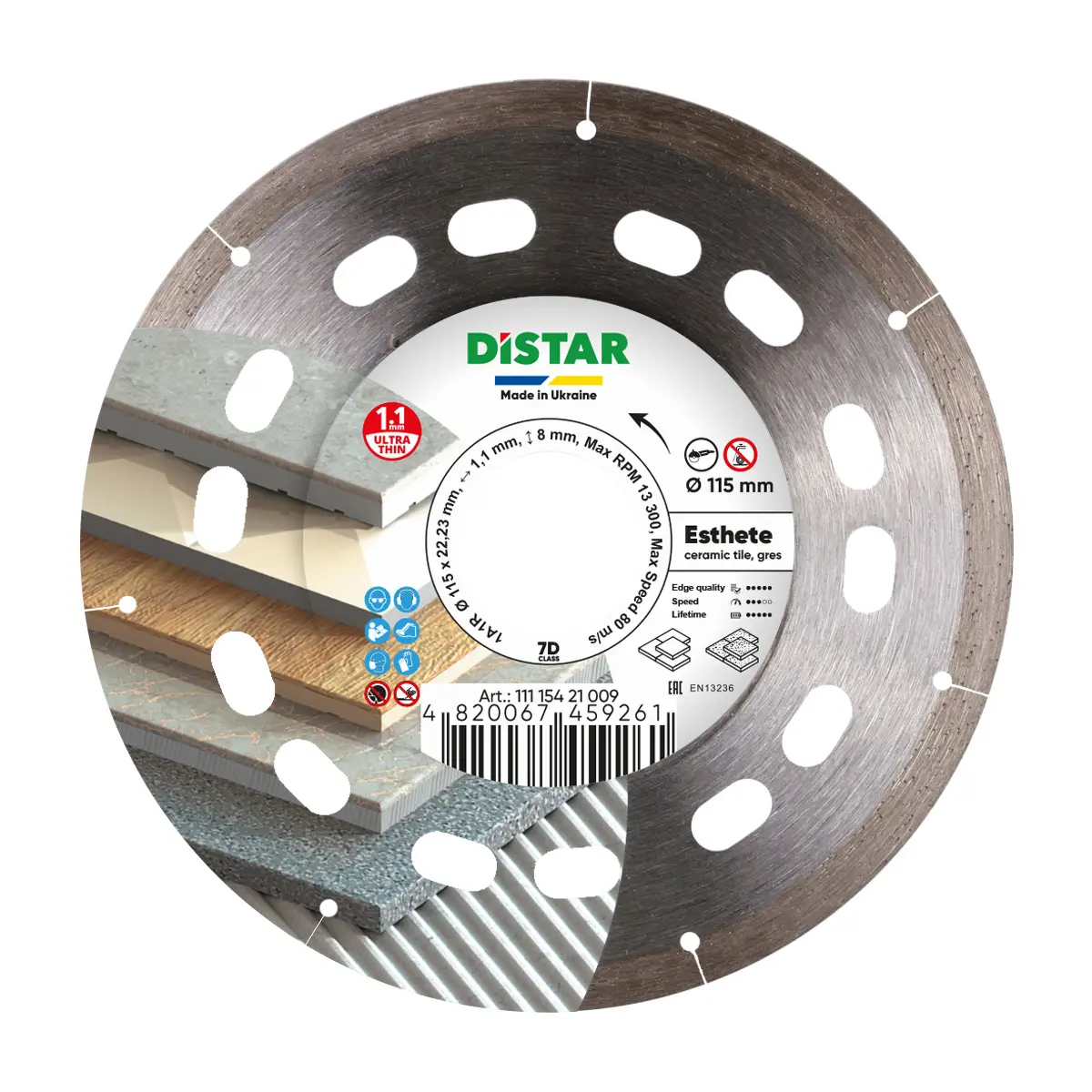 Diamantový kotúč 1A1R 115 Esthete 1