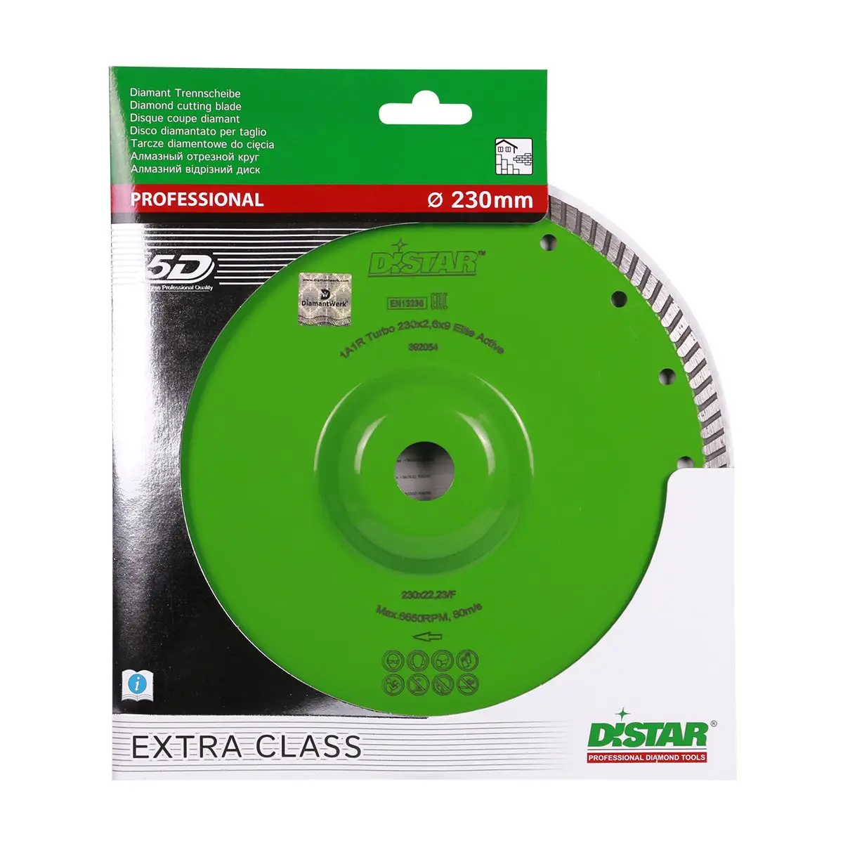 Diamantový kotúč Turbo 230x22,23/F Elite Active 1