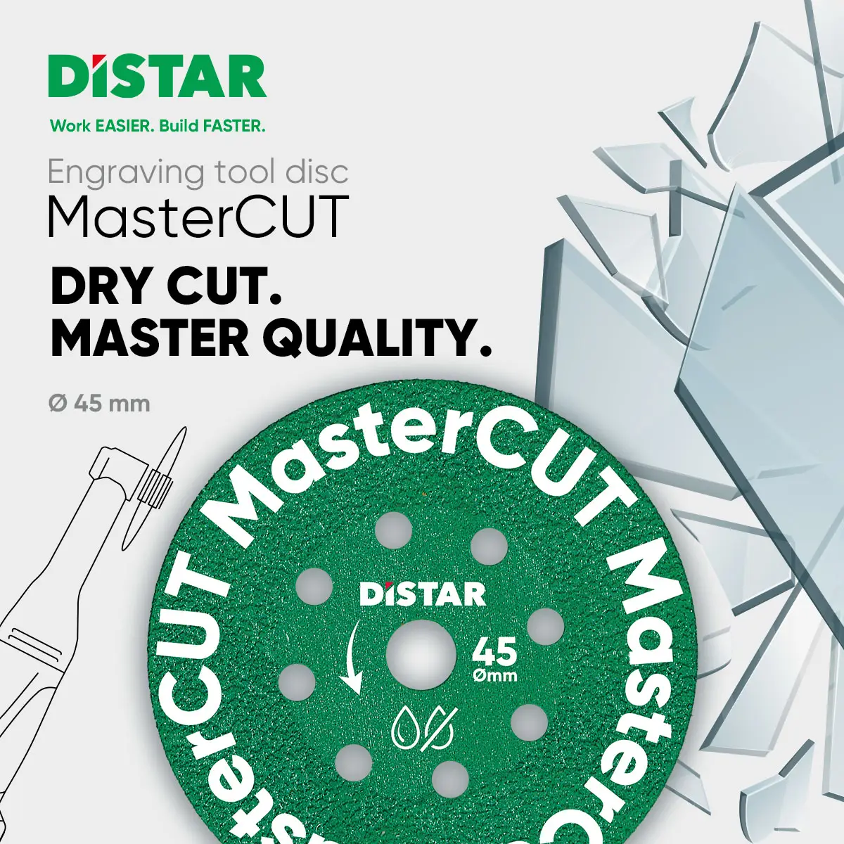 Diamantový kotúč 1A1R 45x5,8 MasterCUT 1
