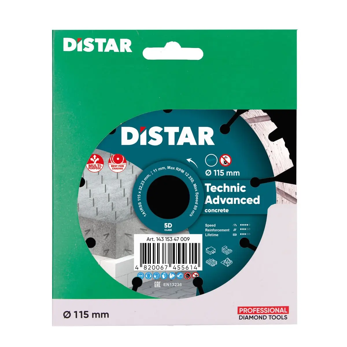 Diamantový kotúč 1A1RSS 115 Technic Advanced 1