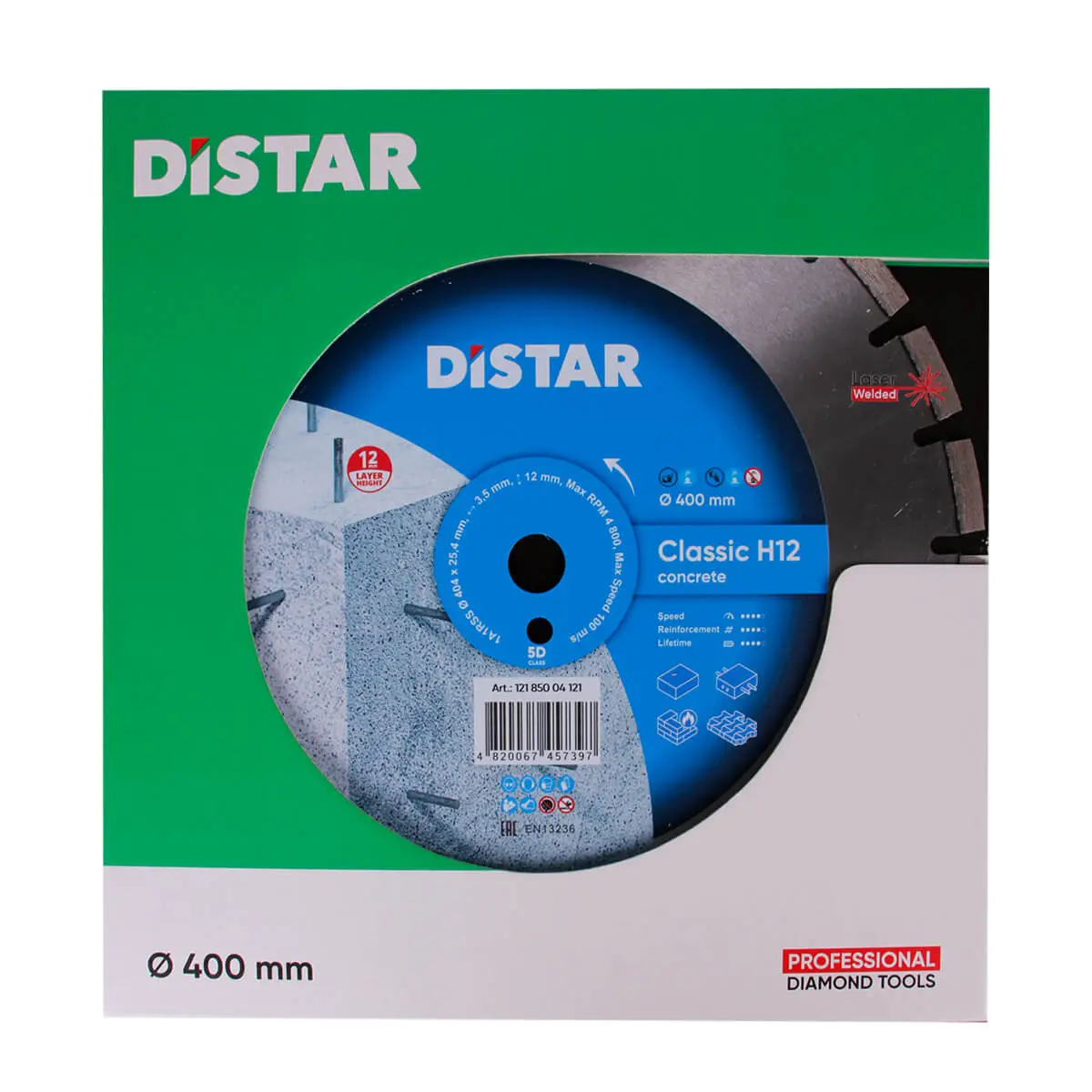 Diamantový kotúč 1A1RSS 400 Classic H12 1 Diamantový kotúč 1A1RSS 400 Classic H12 1