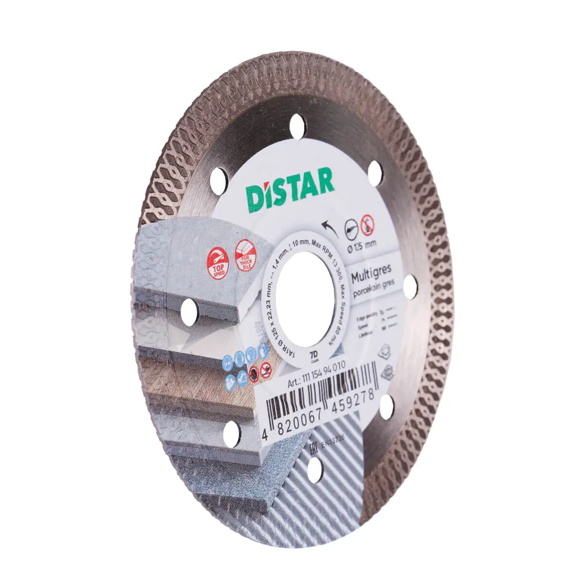 Diamantový kotúč 1A1R 125 Multigres 1