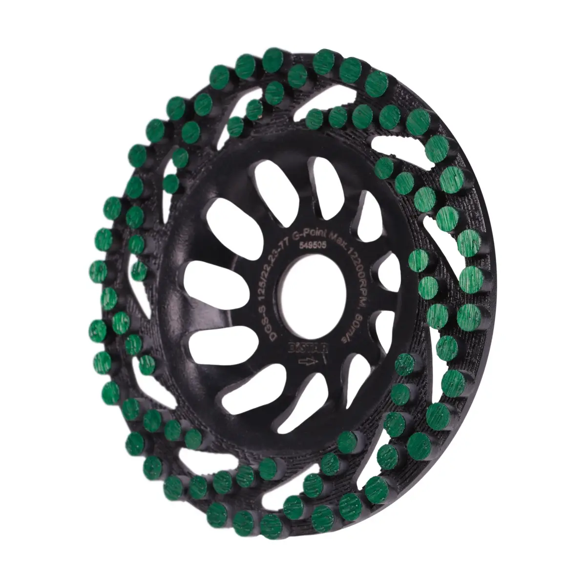 Grinding cup DGS-S 125/22,23-77 Green Point 1