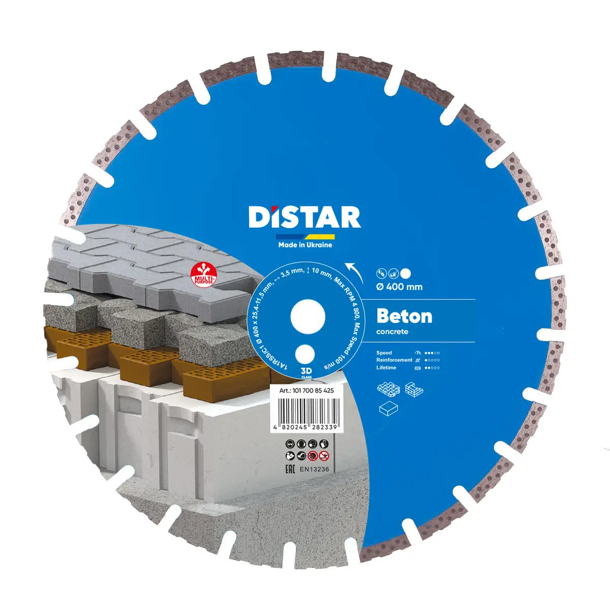 Diamantový kotúč 1A1RSS 400  Beton 1