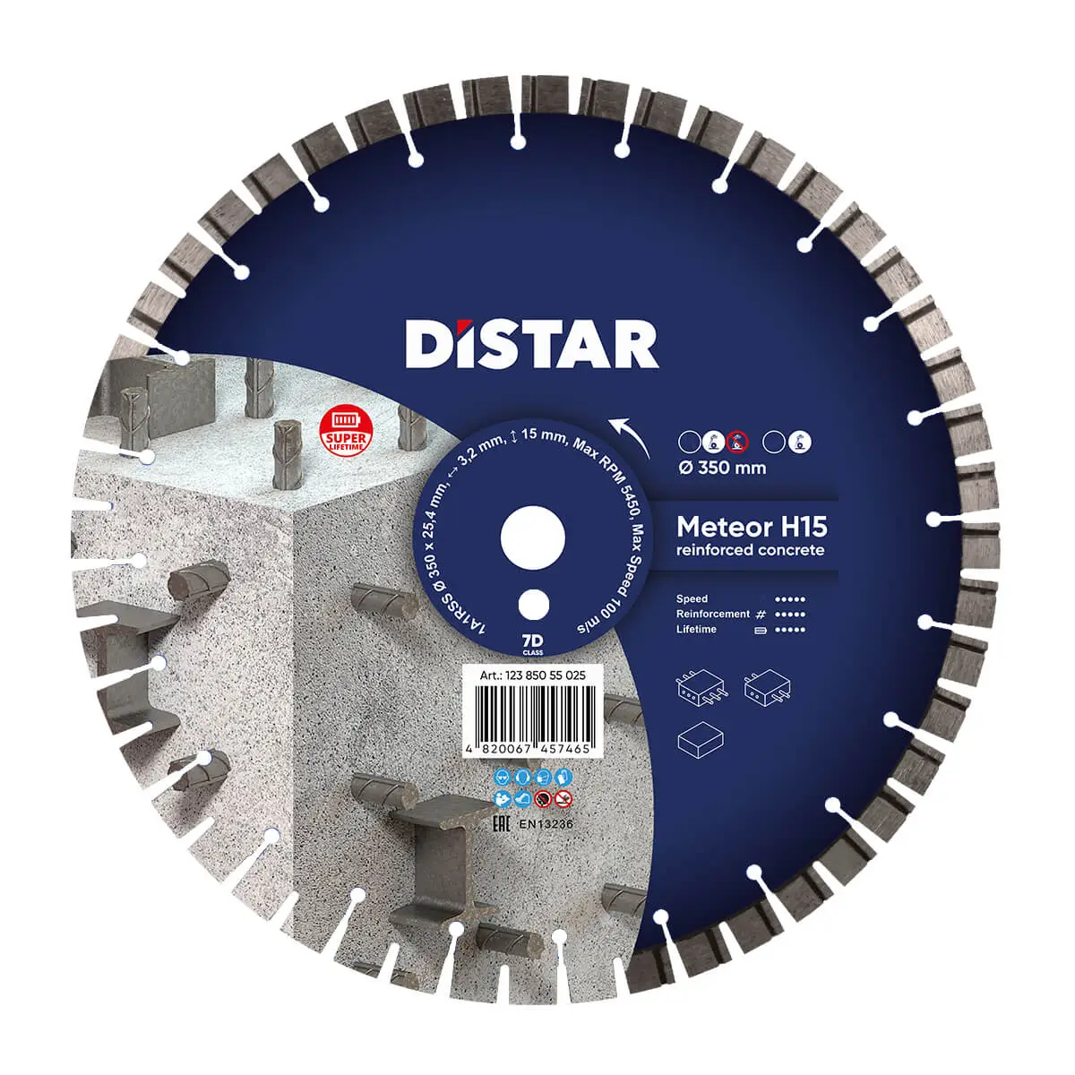 Diamantový kotúč 1A1RSS 350 Meteor H15 1