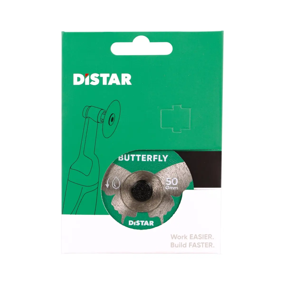 Diamond cutting blade 1A1R 50x0,6x9,6h Butterfly 1
