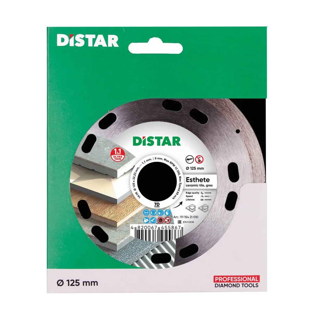 Diamantový kotúč 1A1R 125 Esthete 1 Diamantový kotúč 1A1R 125 Esthete 1