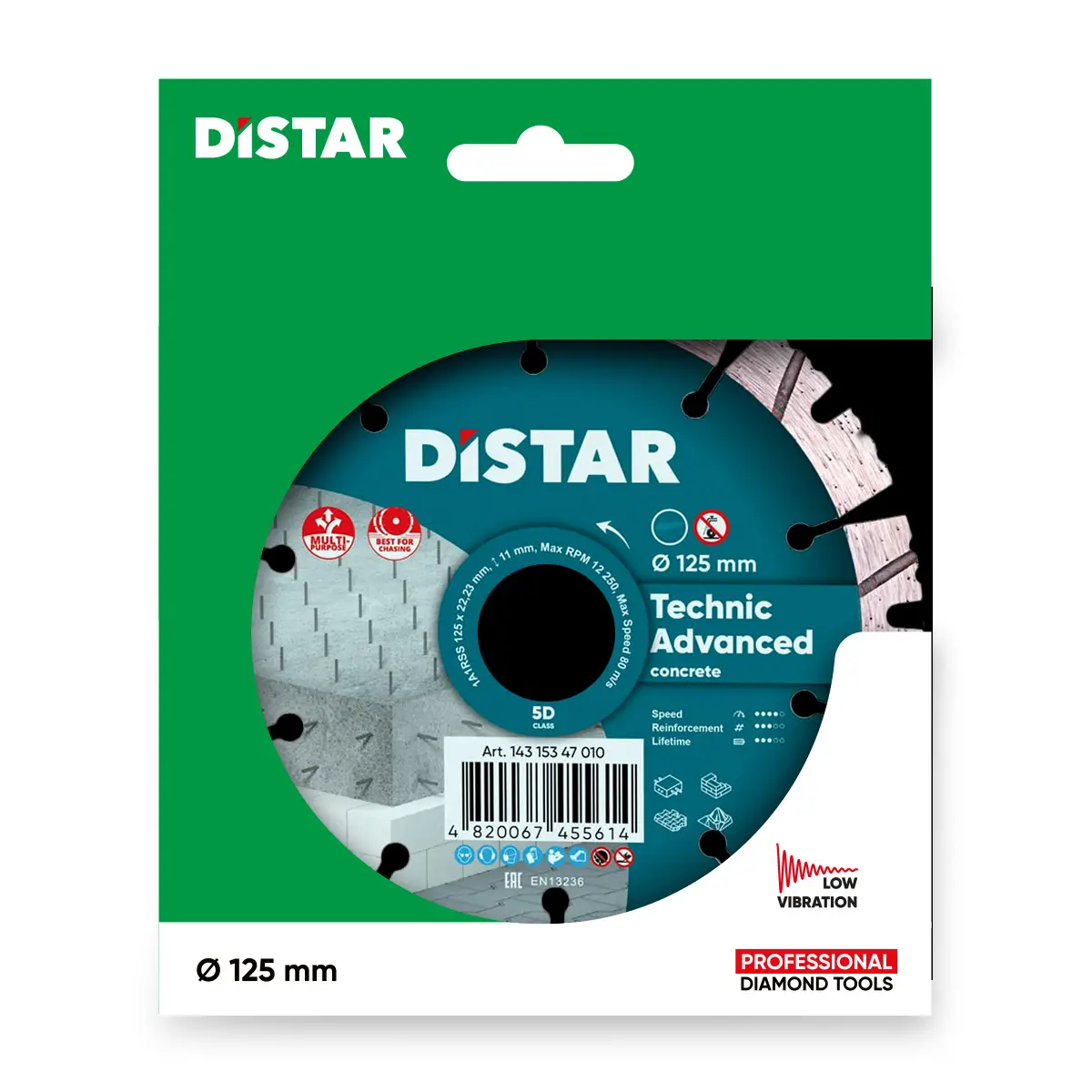 Diamantový kotúč 1A1RSS 125 Technic Advanced 1