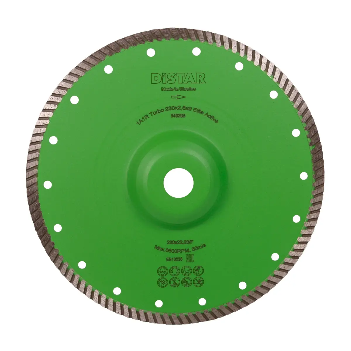 Diamantový kotúč Turbo 230x22,23/F Elite Active 1