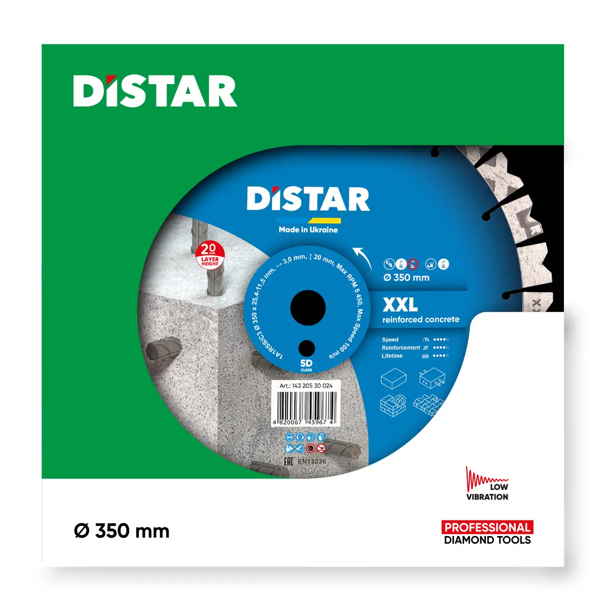 Diamantový kotúč 1A1RSS 350 XXL 1