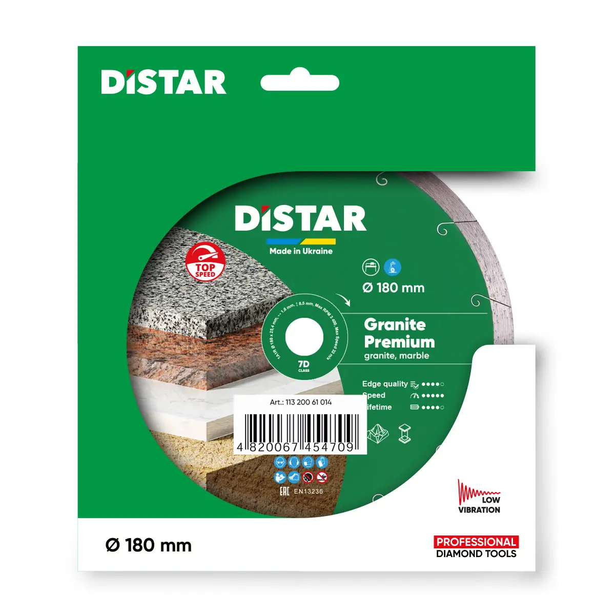 Diamantový kotúč 1A1R 180 Granite Premium 1